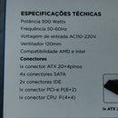 Fonte de Alimentação Para Computador PC Atx 500w Real