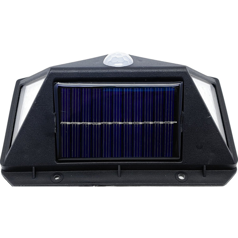 Luminária Energia Solar Para Parede 100 Leds Resistente à Água Com Sensor de Movimento 2 Funções