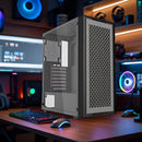 Gabinete Gamer X-Frame nas cores Branco e Cinza Bluecase - BG-050