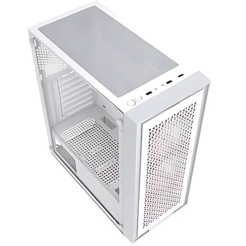 Gabinete Gamer X-Frame nas cores Branco e Cinza Bluecase - BG-050