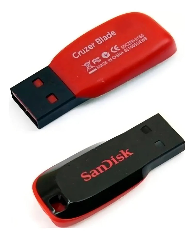 Pen Drive SanDisk 32GB Cruzer Blade USB 2.0 – Armazenamento Seguro e Eficiente
