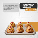 Forma Para 6 Cupcakes Dourada Em Casa Tem