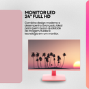 Monitor LED GAMER 24" Rosa Aitek - DELTA-M2410RA