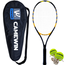 Raquete de Tênis com Estojo Camewin Amarela + 2 Bolinhas - MB-8005