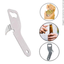 Abridor de Latas e Garrafas Metal Gold Inox 14cm - Em Casa Tem