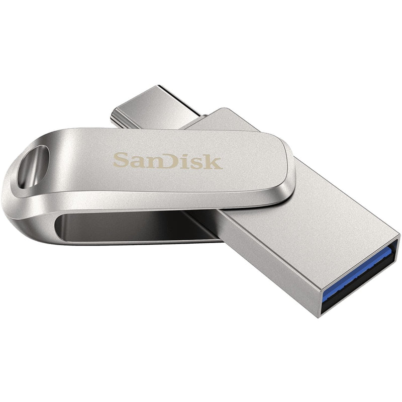 Pen Drive Sandisk 256GB 400MB/s USB-C Velocidade Durabilidade em Aço Inox