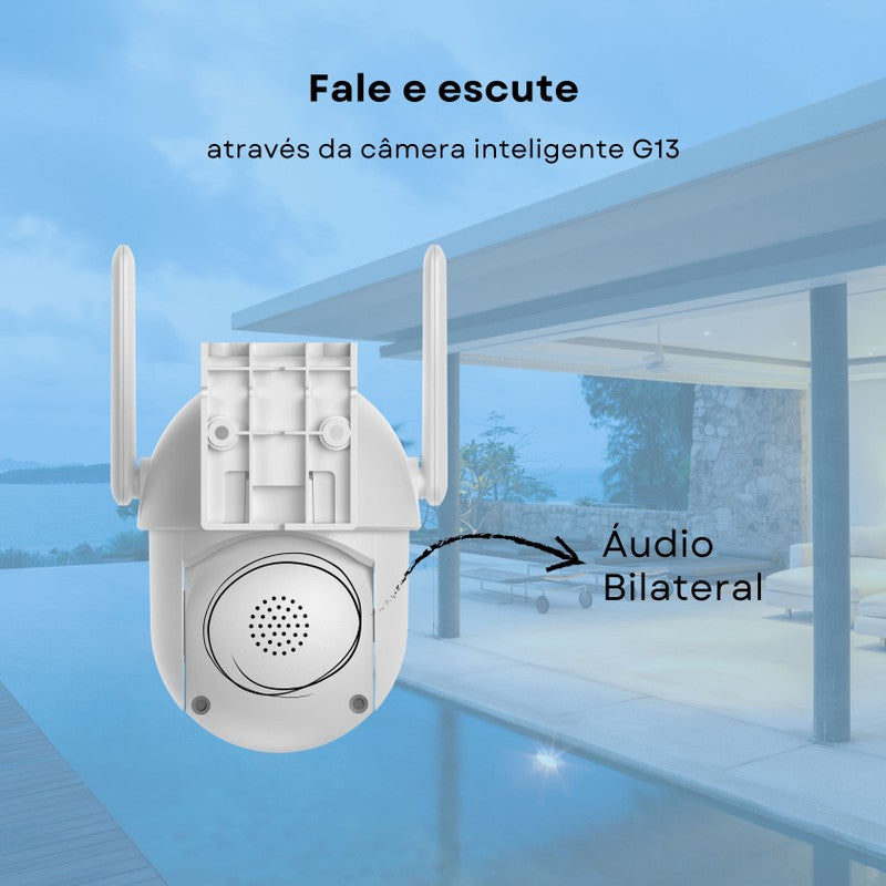 Câmera Externa Inteligente Wifi Segurança e Monitoramento 24 Horas - Novadigital