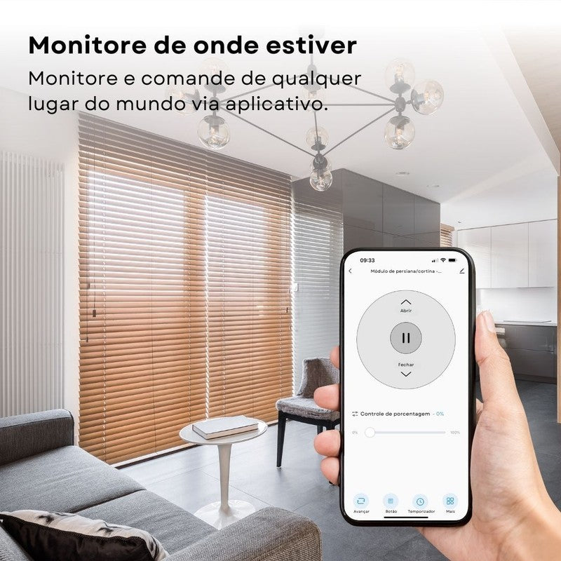 Módulo Mini Automação Cortina e Persiana Wi-Fi - NovaDigital