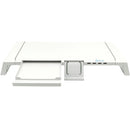 Suporte Base Multifuncional Ergonômico com LED RGB Hub USB e Organização Completa