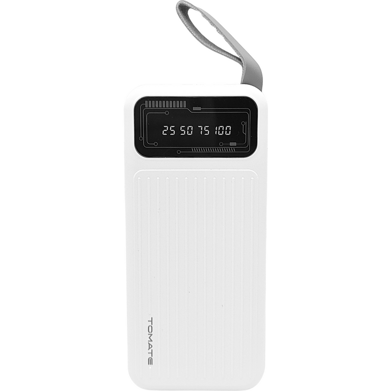 Carregador Portátil Power Bank 10000mAh com Display Digital Compacto