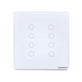 Interruptor Inteligente Touch Wifi 8 Botões 4x4 Branco ou Preto Automação Residencial - Novadigital