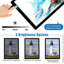 Quadro de Cópia Mesa De Luz Led A4 Usb Premium Ilustração Desenho Portatil