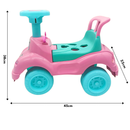 Totokinha Clássica Rosa Triciclo Interativo com Blocos de Formas Geométricas - Cardoso Toys