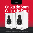 Caixa de Som de Estante Branca Tomate - MTS-2039
