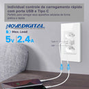 Tomada Inteligente Wi-Fi USB USB-C - Novadigital