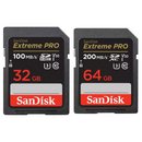 Cartão de Memória Sandisk SD Extreme PRO 4k 32GB | 64GB