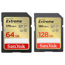 Cartão de Memória Sandisk Extreme 4K SDXC 64GB | 128GB