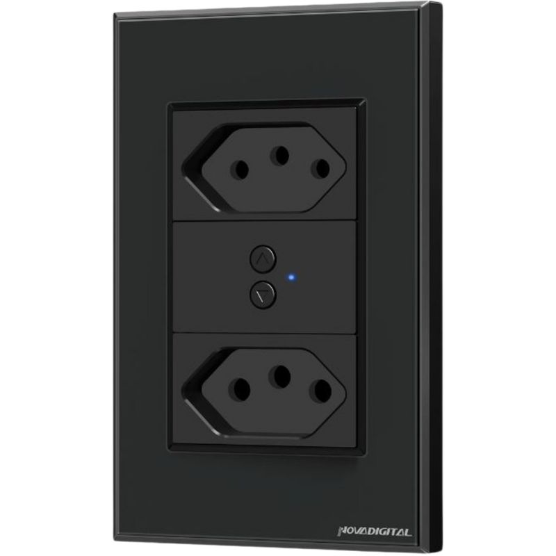 Tomada Inteligente Zigbee Controle Pelo Aplicativo Compatível com Alexa e Google Assistente - Novadigital