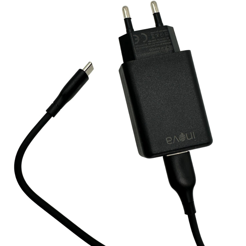 Carregador Turbo USB Tipo-C 20W Inova CAR-2176D Seguro Veloz