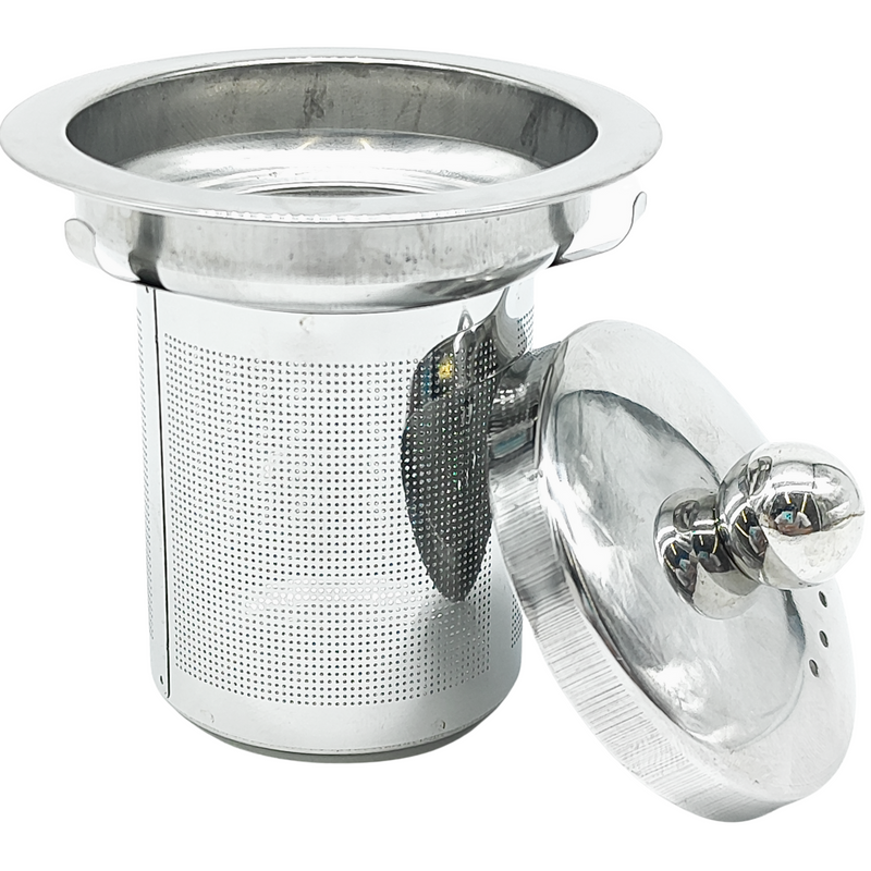 Chaleira Doppio com Infusor 550ml Vidro Borossilicato Preparo Prático