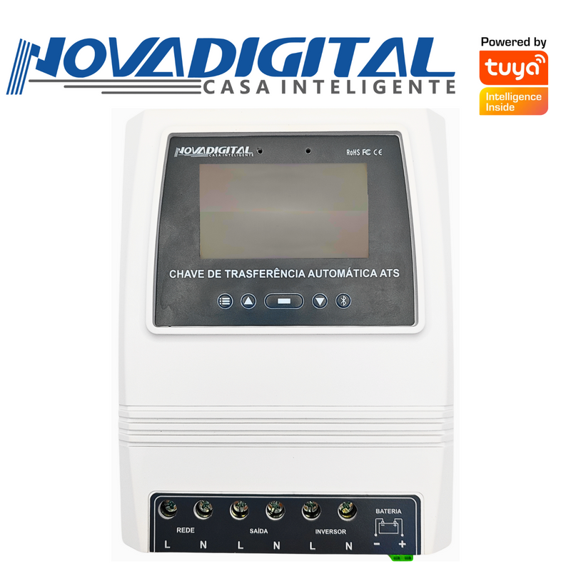 Chave de Transferência Automática ATS Bluetooth - Novadigital