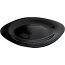 Conjunto de Pratos de Vidro Quadrado Preto 28x2,5cm Resistente Design Elegante Robusto Moderno