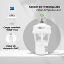 Sensor de Presença 360 para Lâmpada LED E27