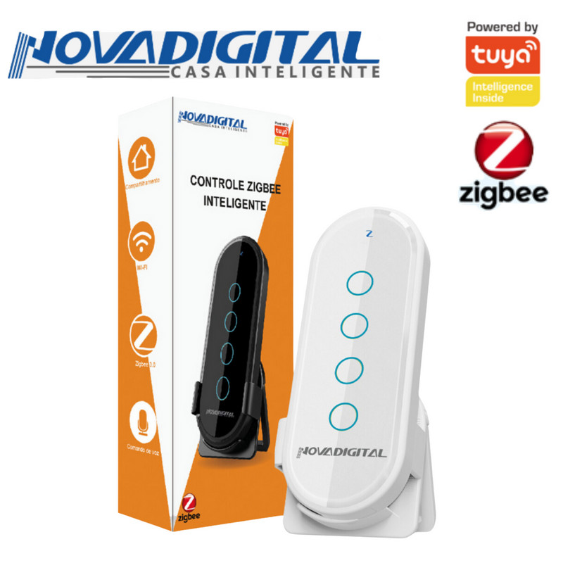 Controle de Cenas Inteligente Zigbee Casa Inteligente Branco - Novadigital