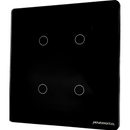 Interruptor Inteligente Wi-Fi 4x4 com 4 Botões Touch Automação Residencial - Novadigital