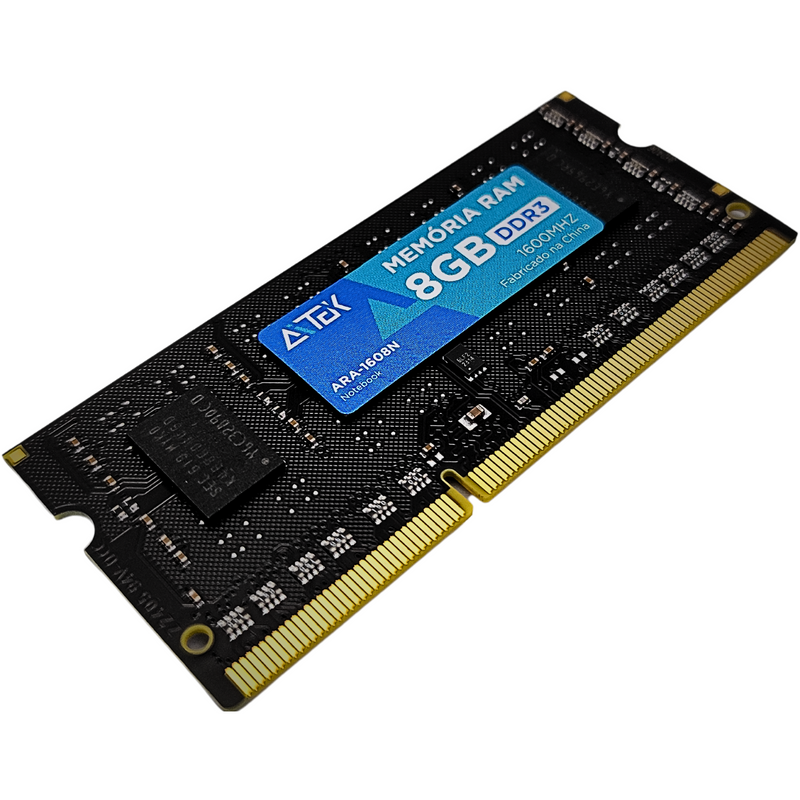 Memória RAM de Notebook DDR3 8GB 1600MHz Aitek ARA-1608N