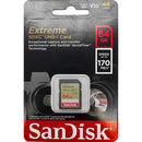 Cartão de Memória Sandisk Extreme 4K SDXC 64GB | 128GB
