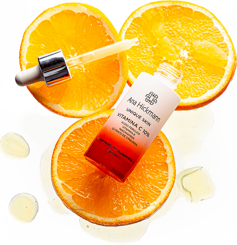 Sérum Vitamina C 10% Skincare Luminosidade e Rejuvenescimento para Todos os Tipos de Pele - Ana Hickmann