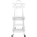 Prateleira Carrinho Organizador De Metal Multiuso 3 Andares Globalmix