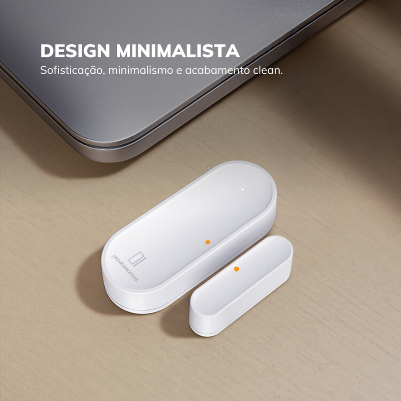 Sensor de Porta e Janela Zigbee Automação Residencial  Branco - Novadigital