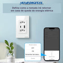Tomada Inteligente Wi-Fi USB USB-C - Novadigital