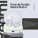 Fone de Ouvido Bluetooth Redmi Buds 5 Cancelamento de Ruído (ANC)