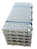 Piso Estrado Plástico Branco Multiuso 2,5 x 25x50cm  Antiderrapante