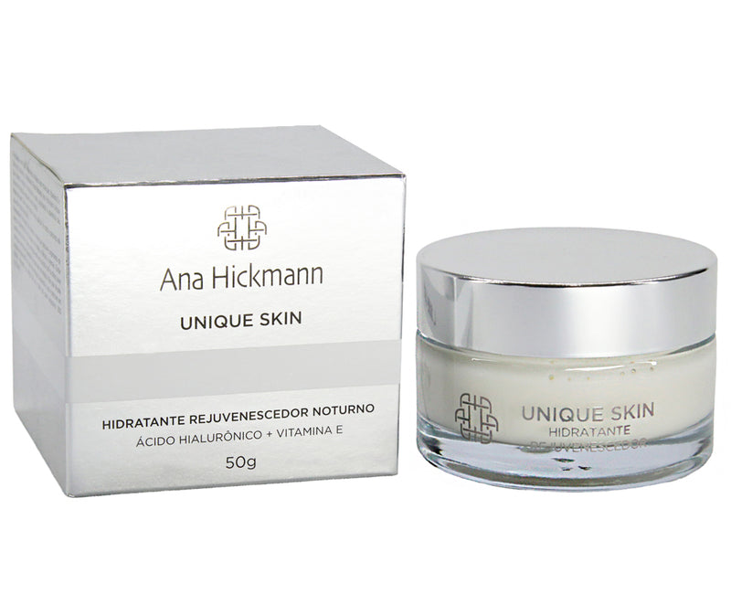 Hidratante Rejuvenescedor Noturno Skincare Hidratação Profunda Antienvelhecimento Ácido Hialurônico Vitamina E - Ana Hickmann