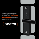 Fechadura de Embutir Smart Digital Biométrica Inteligente Positivo
