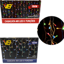 Cascata Fio 400 LEDs Coloridos - 8 Funções Modelos 110V e 220V 9,5m