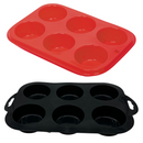 Forma de Silicone para Cupcake 6 Cavidades Resistente Quality House