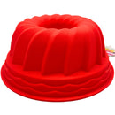 Forma de Silicone Bolo Pudim Sobremesas Com Furo Antiaderente 23x10cm