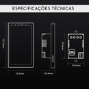 Painel Central Inteligente Com Alexa Integrado Hub Zigbee - Novadigital