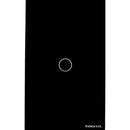 Interruptor Touch Wi-Fi com 1/2/3/4 Botões Casa Inteligente Preto - Novadigital