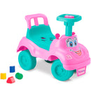 Totokinha Clássica Rosa Triciclo Interativo com Blocos de Formas Geométricas - Cardoso Toys