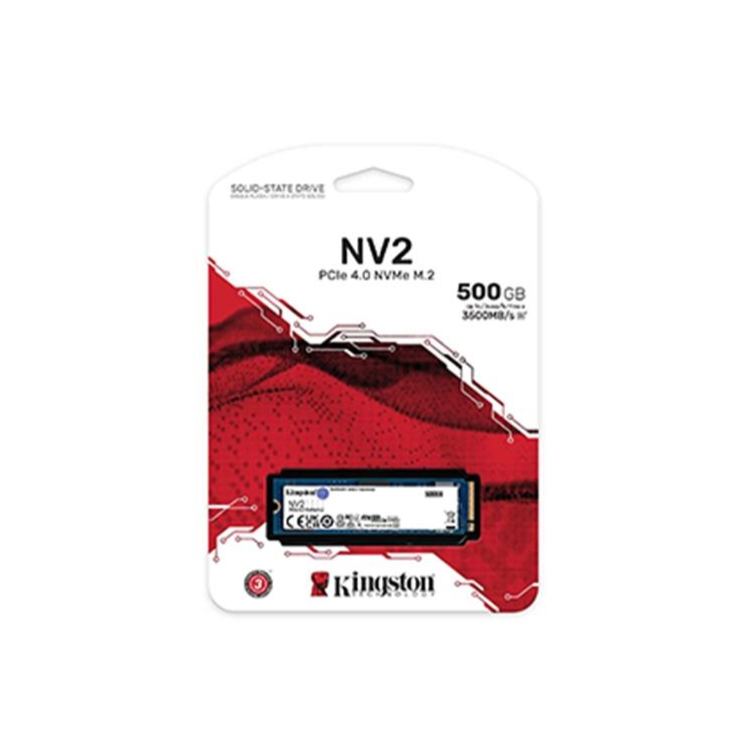 Armazenamento de Dados SSD Kingston M2 NV2 Ultra Rápido 1Tb 500Gb