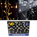 Cascata 400 LEDs Cor Branco Frio ou Quente - Iluminação Fixa 127V 220V
