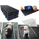 Piso Estrado Plástico Branco Multiuso 2,5 x 25x50cm  Antiderrapante