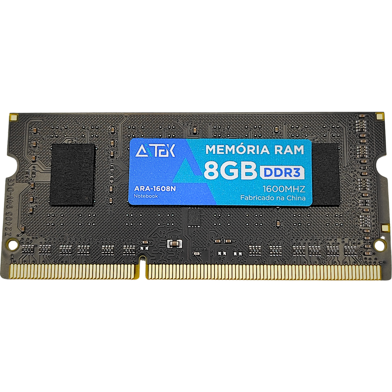 Memória RAM de Notebook DDR3 8GB 1600MHz Aitek ARA-1608N