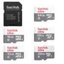 Cartão De Memoria Micro Sd Sandisk Ultra 16GB|32GB|64GB|128GB|256GB